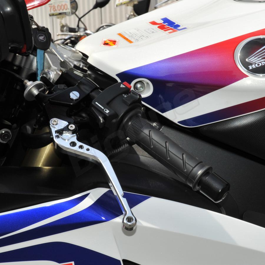 BigOne STD CBR250R MC41 GROM グロム JC61 JC75 JC92 CB250R MC52 ビレット ブレーキ クラッチ レバー 銀/黒 シルバー ブラック｜max-advancer｜10