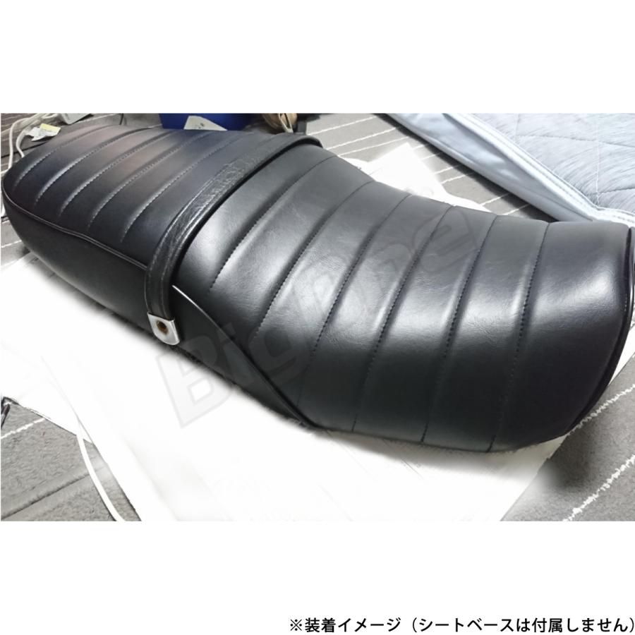 BigOne コスパ良 表皮 バリオスII  バリウスII ZR250B 2型 シート レザー タックロール カバー 張替え 黒 ブラック｜max-advancer｜11