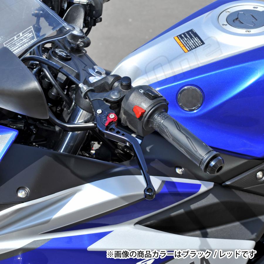 BigOne STD FZ6-N FZ6-NS FZ6-S FAZER FZ6-SAHG FZ6-SS FZ1-S FZ1-Nフェザー ビレット ブレーキ クラッチ レバー 黒/赤 ブラック レッド｜max-advancer｜13