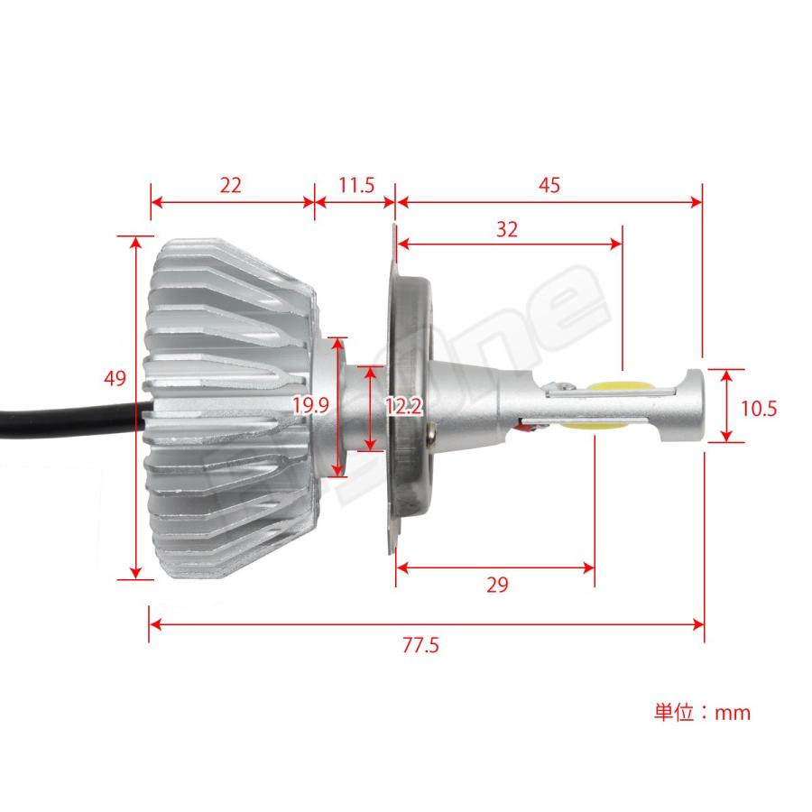 BigOne コスパ良 LED H4 Hi / Lo ヘッド ライト H4 LED 電球 バルブ ライト ハーネス 付｜max-advancer｜06