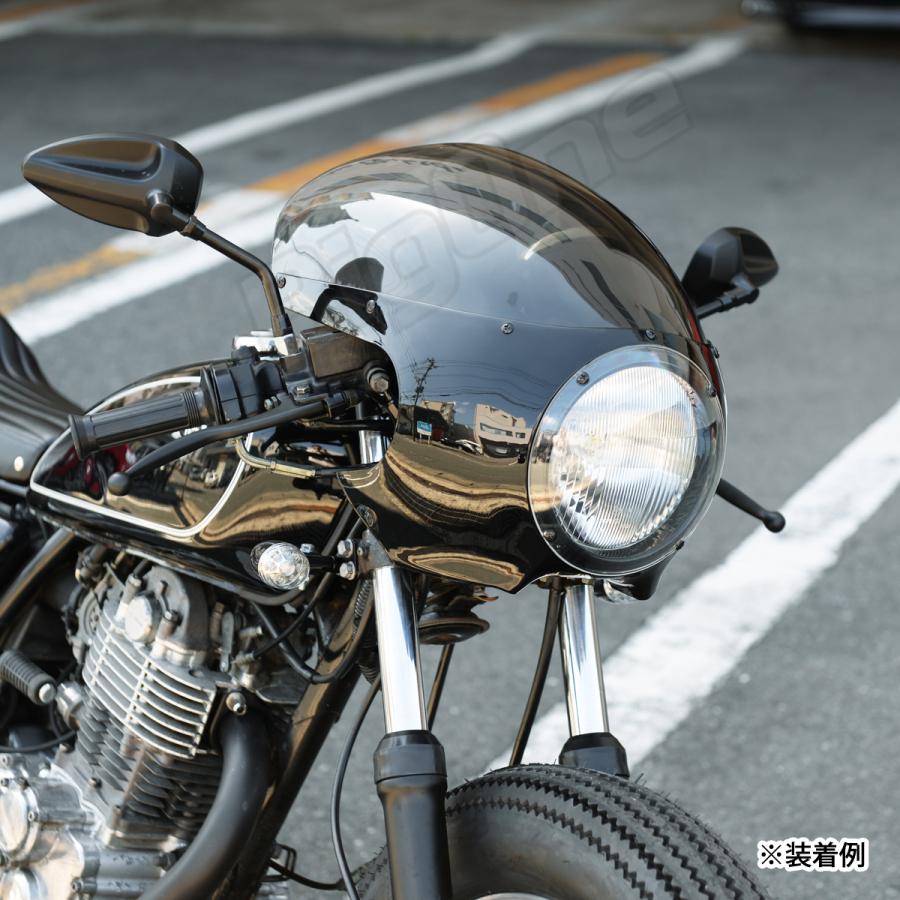 BigOne Cafe コスパ良 SR400 SR500 XS650 TX650 SRV250ルネッサYB125SP SR125 XS250 XS400 GX250 GX400ヘッド ライト ケース メッキ｜max-advancer｜17