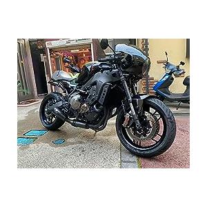 BigOne ロケット カウル W650 エストレア W800 エストレラ W400バリオス Z750 ゼファー750 250SS KH250 500SS カフェレーサー 黒 ブラック｜max-advancer｜12