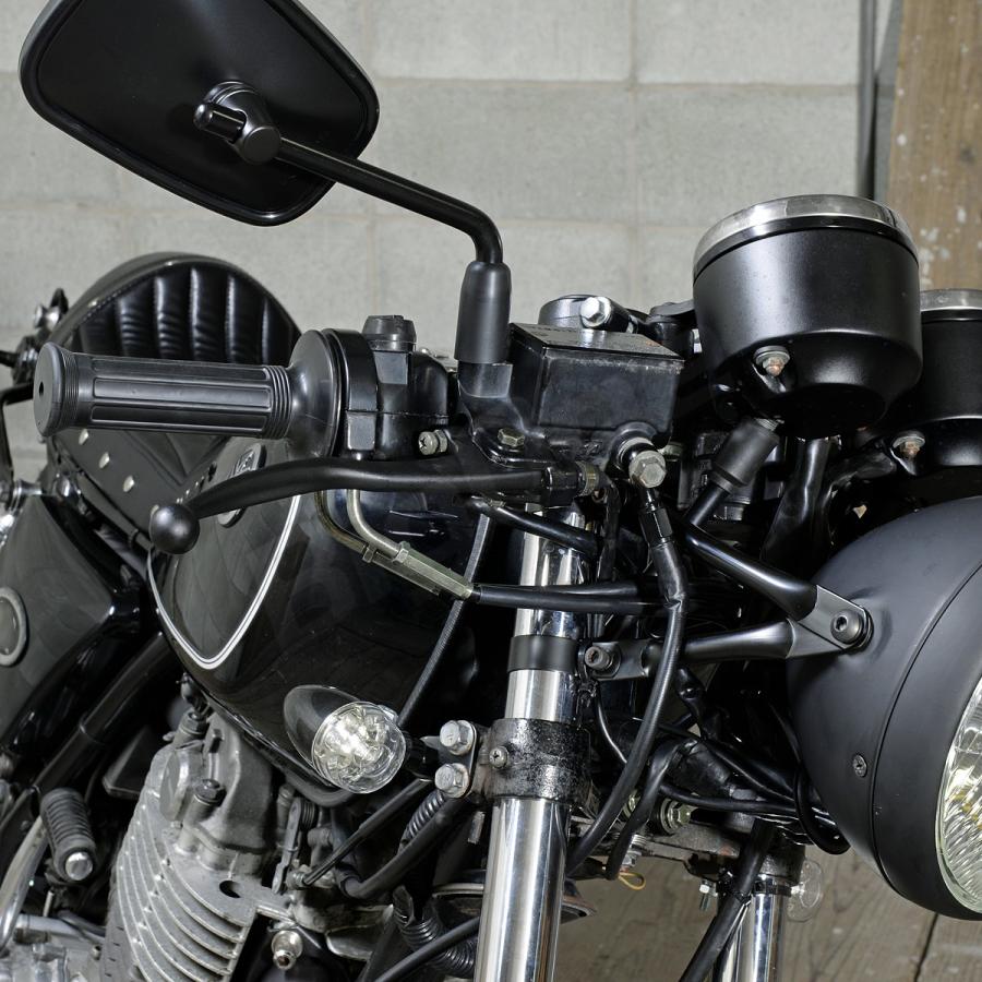 レバー セット ブレーキ クラッチ ブラック 黒 ディスクブレーキ SR400 SR500 XJ750 XJ400D XS400 TW200 TW225 セロー225W ブロンコ トリッカー250 RZ350 DT125R|max-advancer|04