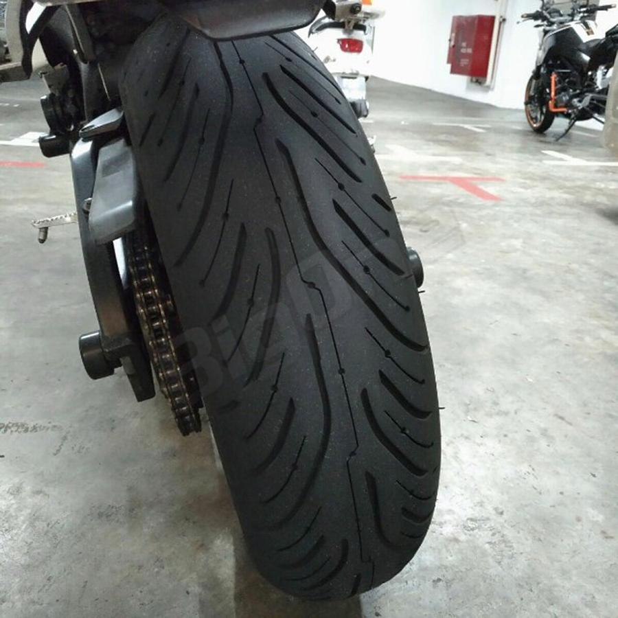 MICHELIN Pilot Road4 CBR650 CBR600RR 400X CB400F CBR400R VFR800X NC750X MT-01 FJR1300 120/70ZR17 M/C 58W TL フロント タイヤ 前輪｜max-advancer｜08