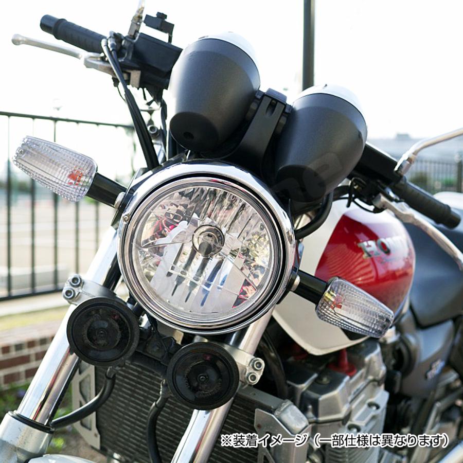 BigOne ポジション 付き SR400 XJ650 TX750 SRX600 XS650 SRX400 SR500 TX500 ジール SRV250S ヘッドライト スモークレンズ｜max-advancer｜09