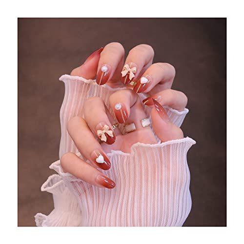 Allmira ネイルチップ 3d爪 24枚入 ベリーショート オーバル 着脱簡単 おしゃれ 紫 ハート 蝶々 可愛い つけ爪 短め かわいい 和風 S 2517 マックス商会 通販 Yahoo ショッピング