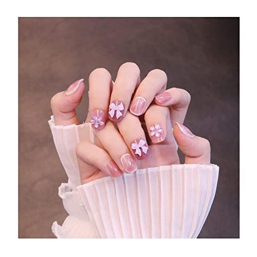 Allmira ネイルチップ 3d爪 24枚入 ベリーショート オーバル 着脱簡単 おしゃれ 紫 ハート 蝶々 可愛い つけ爪 短め かわいい 和風 S 2517 マックス商会 通販 Yahoo ショッピング