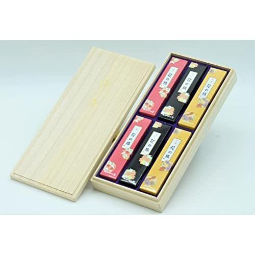 お悔やみの挨拶文入り 花の旅３種香アソート 和花 極少煙タイプのお線香 桐箱入り 御供入り熨斗付き 新盆 喪中見舞い 進物 贈答用線香 S 2719 マックス商会 通販 Yahoo ショッピング