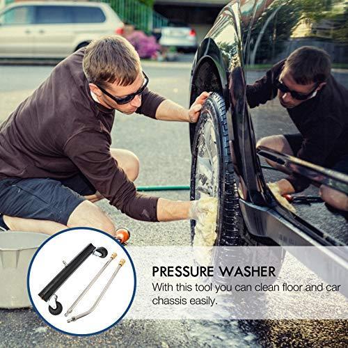 Vorcool 車洗浄機 圧力ワッシャー 洗車ツール 車足回りクリーナー 延長ワンド 付け ステンレス鋼 洗車 黒い B4myslzjyr ファッション Tdsc Sn