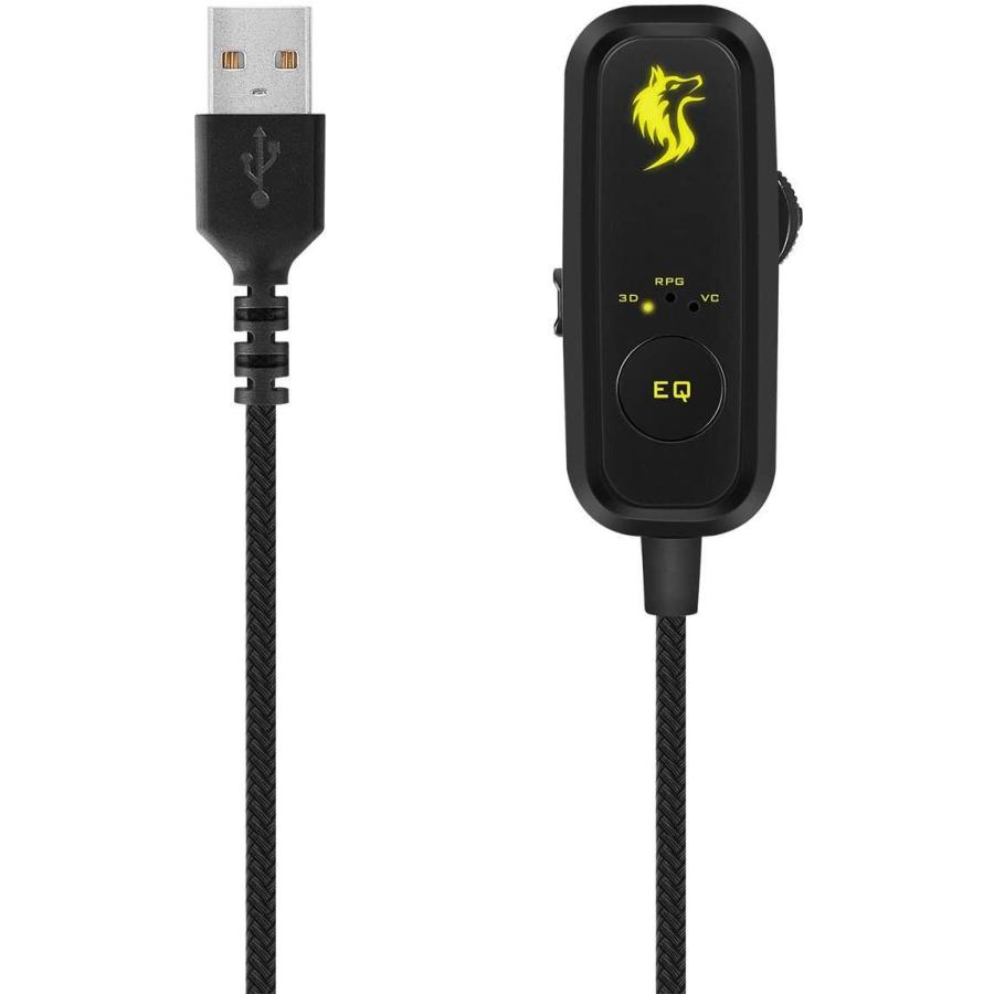 プリンストン ULTRA PLUS USBゲーミングサウンドコントローラー EQ内蔵（3D：Virtual 7.1サラウンドサウンド、ボイス