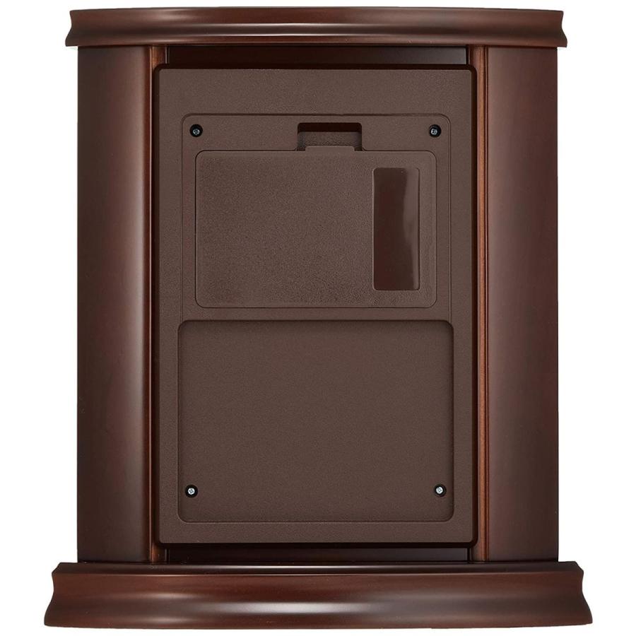 セイコー クロック 置き時計 電波 アナログ 回転飾り 木枠 濃茶 木地 BY233B SEIKO クロック 置き時計 電波 アナログ 回転飾り 木枠 濃茶 木地 BY233B SEIKO