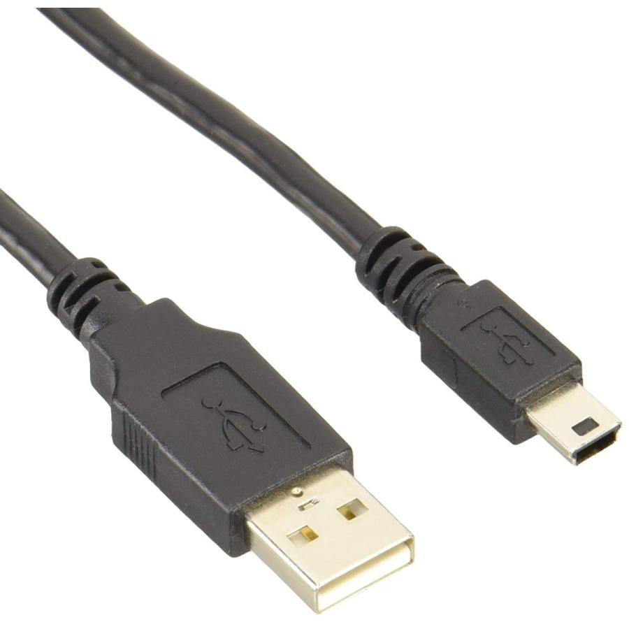 超歓迎された A (USB USB2.0 miniB USBケーブル エレコム オス U2C-M5 ブラック 5m ノーマル オス) miniB to  USBケーブル - www.we-job.com