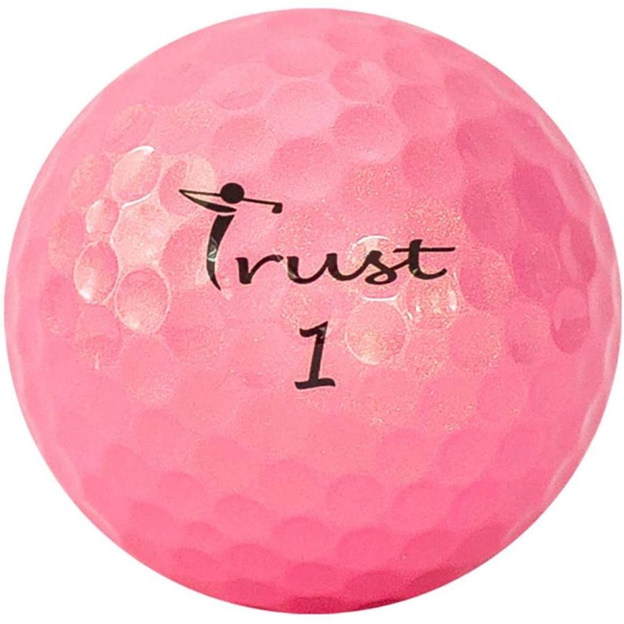 TrustトラストゴルフボールRosaウレタンカバー 3ピースリアクティブコア(ツアー系) ヘッドスピード42m/s以下 ローサパールピンク 3ピースリアクティブコア ツアー系 ヘッドスピード42m/s以下 ローサパールピンク