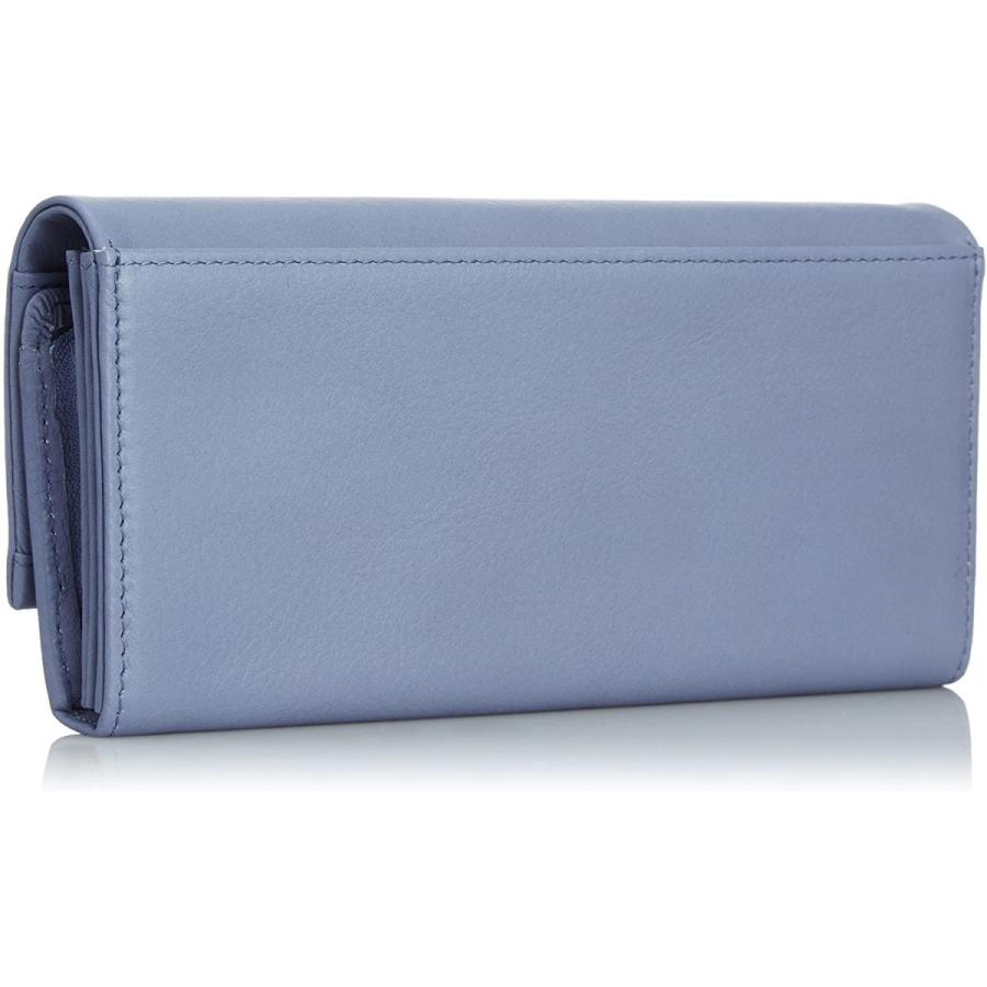 ランバンオンブルー フラップ長財布 シャペル レディース ブルー フラップ長財布 シャペル レディース ブルー