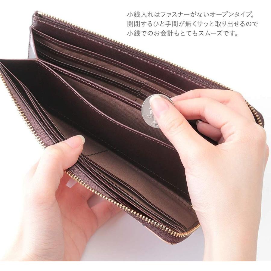 モズ moz 長財布 レディース 本革 インクジェットプリント 薄マチ L字ファスナー 12140 moz 長財布 レディース 本革 インクジェットプリント 薄マチ L字ファスナー