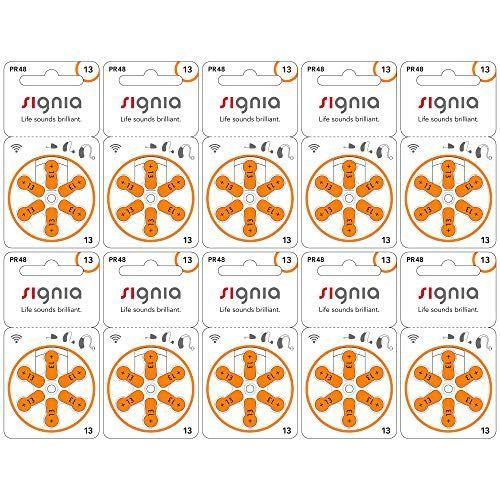 新素材新作 シグニア 補聴器用空気電池 PR48 オレンジ色 13 １０パックセット 特別価格