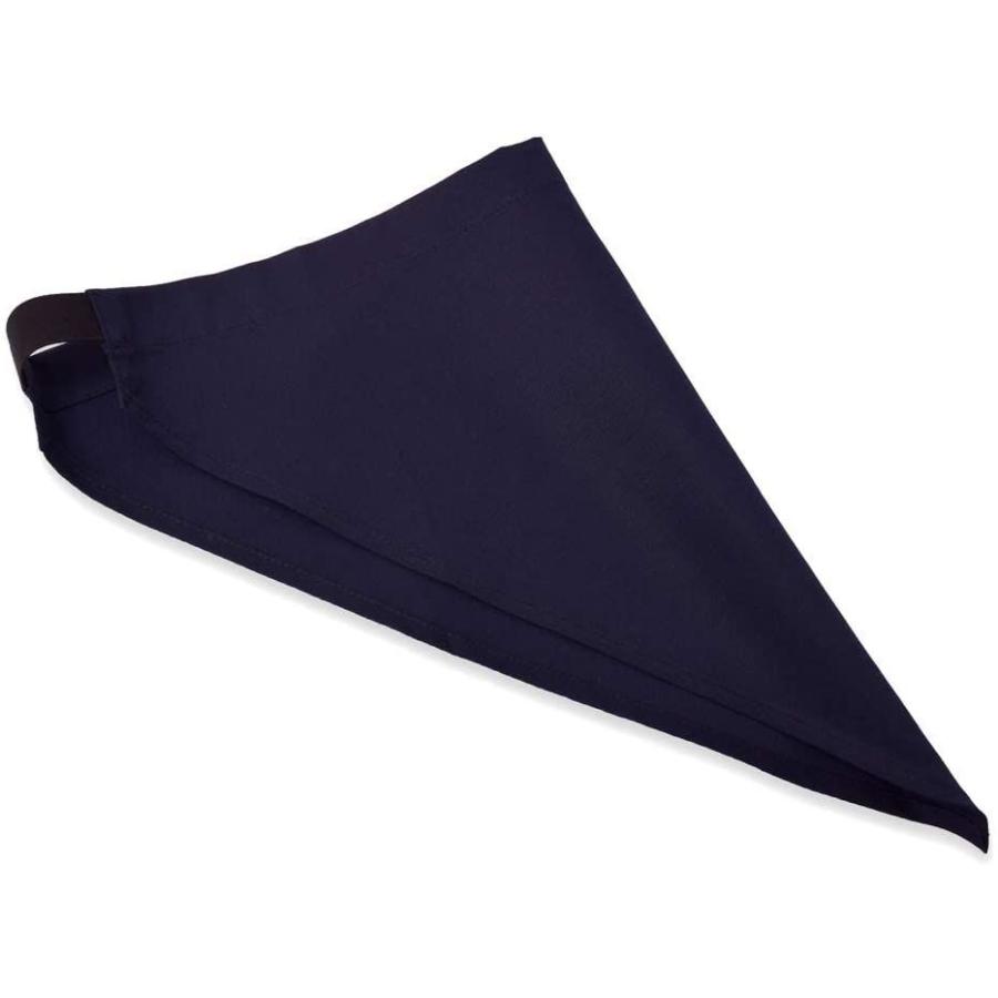 三角巾付き 子ども エプロン身長100-120cmサイズ ディープネイビー 日本製 N1211540