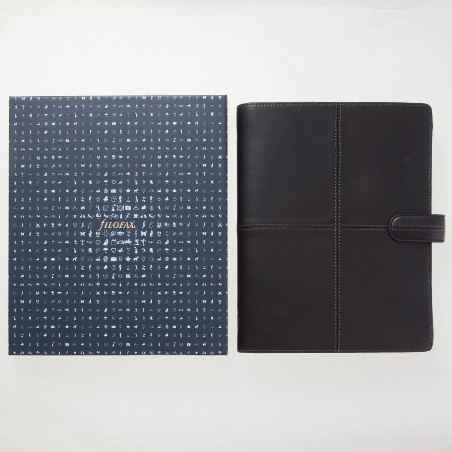 ファイロファックス クラシックステッチ システム手帳 A5 ブラック 028510 クラシックステッチ システム手帳 A5 ブラック