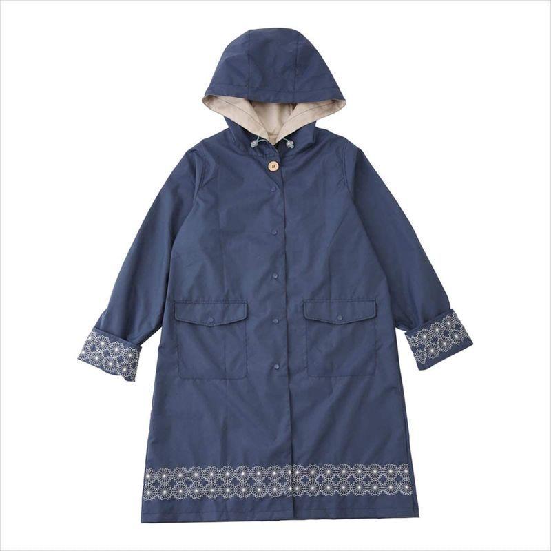 日本人気超絶の コルコ Korko フリーサイズ 着丈84cm レディース レインコート 小川 Ogawa おしゃれ ト 超はっ水 刺繍 コーンフラワー レインコート レインウエア Www Oroagri Eu