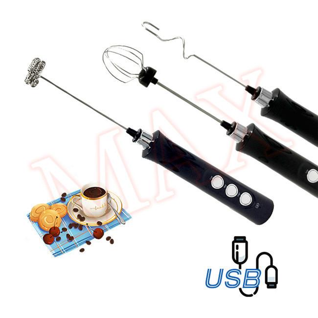 ミルク泡立て器 最新 ハンドミキサー 攪拌機 泡立て器 大人気新品 小型 電動泡立て器 ワンタッチ操作 Usb充電式