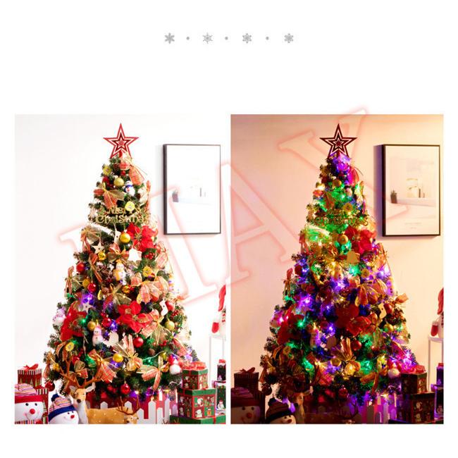 クリスマスツリー セット LED 飾りライト 1.5m 1.8m 2.1m高濃密度 組立簡単 収納便利 クリスマス飾り プレゼント インテリア 用品｜max2019｜12