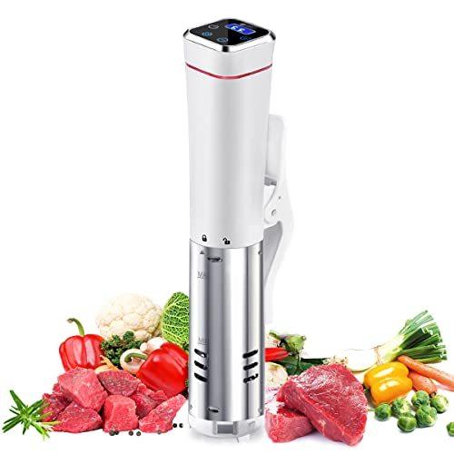 タイムセール 低温調理器 真空調理器 1000w 水温制御 タイマー設定 Ipx7防水 お料理用 業務用 肉 卵 家禽 魚 野菜などのお料理用 スロークッカー 日本 買いファッション Www Pesticon Sg