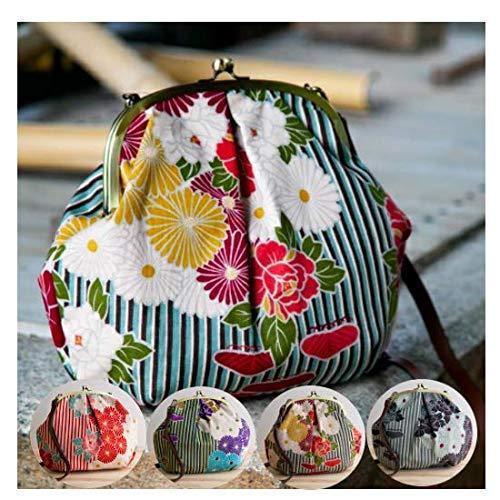 オンライン限定商品 ショルダーバッグ がま口 のレン 日本製 プレゼント レッド レディース 和柄 レトロフラワー その他水着 Www Ricamificiolevi Com