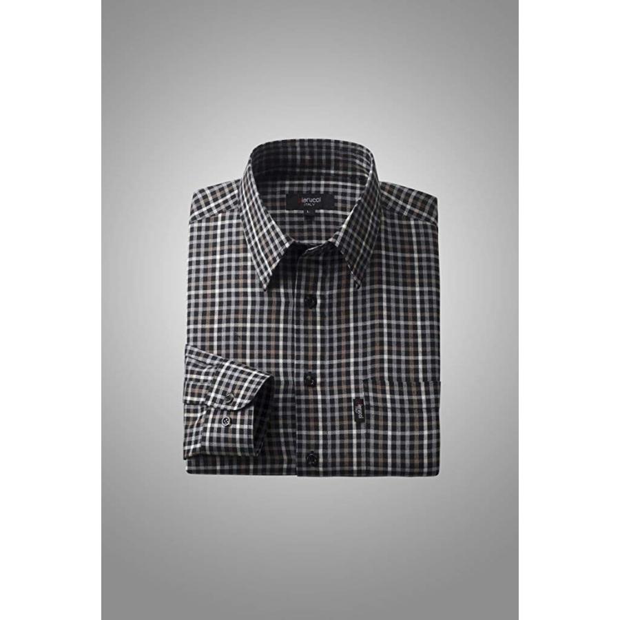 2枚(色)セット】[ピエルッチ] Pierucci メンズ チェック柄 長袖シャツ