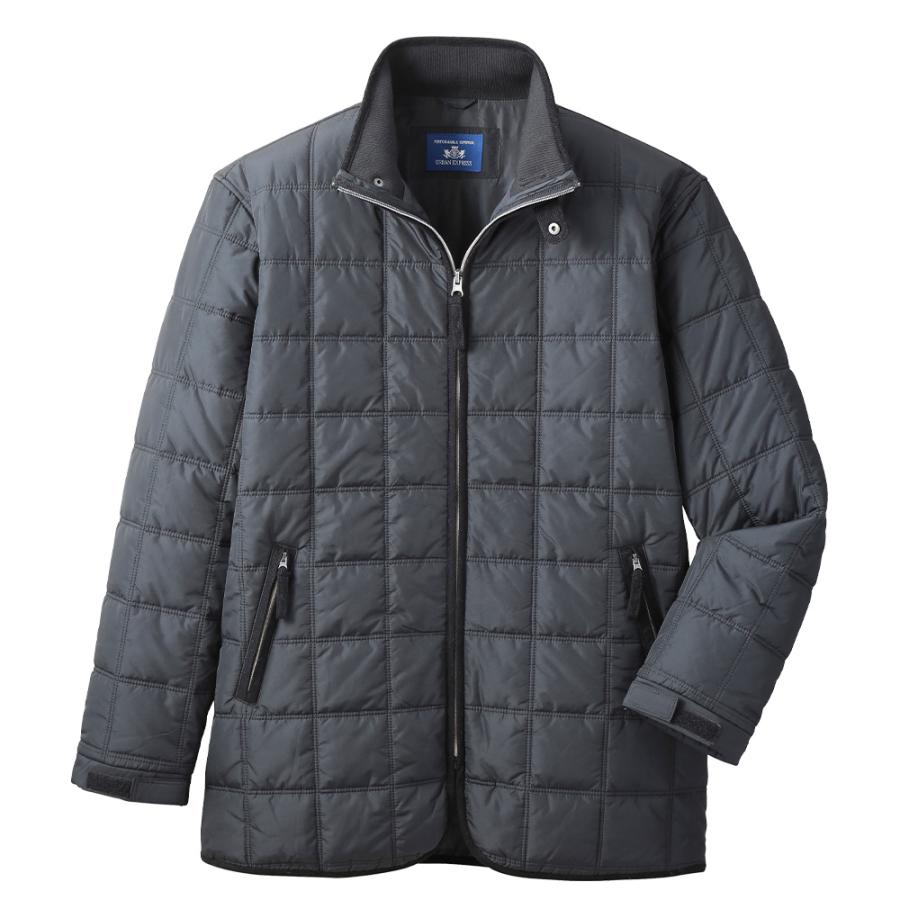 メンズ ジャケット キルティングジャケット キルト 中綿 ビジネス 無地