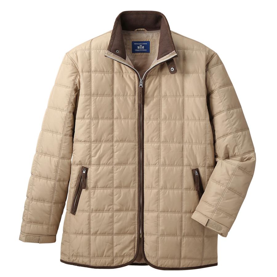 メンズ ジャケット キルティングジャケット キルト 中綿 ビジネス 無地