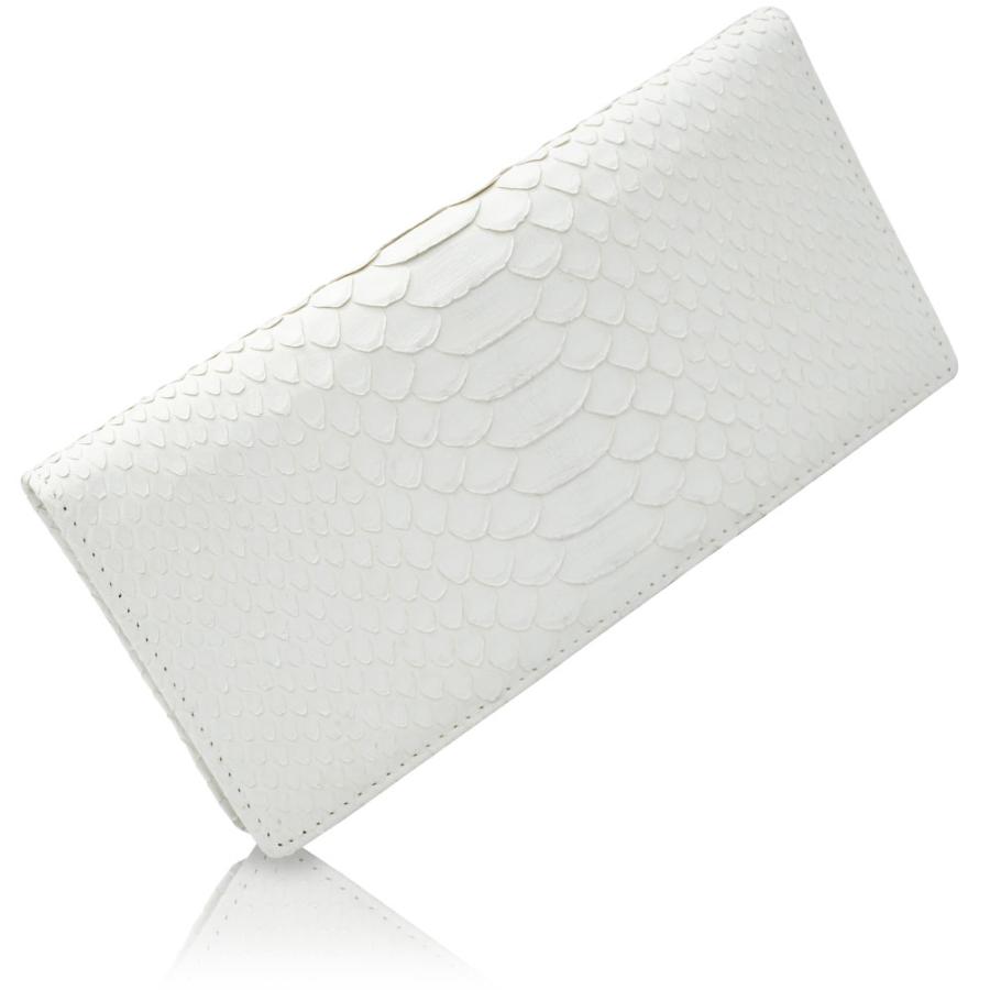 100万円入る 白蛇 蛇革 財布 開運 金運 弁財天の刻印入り : マックス