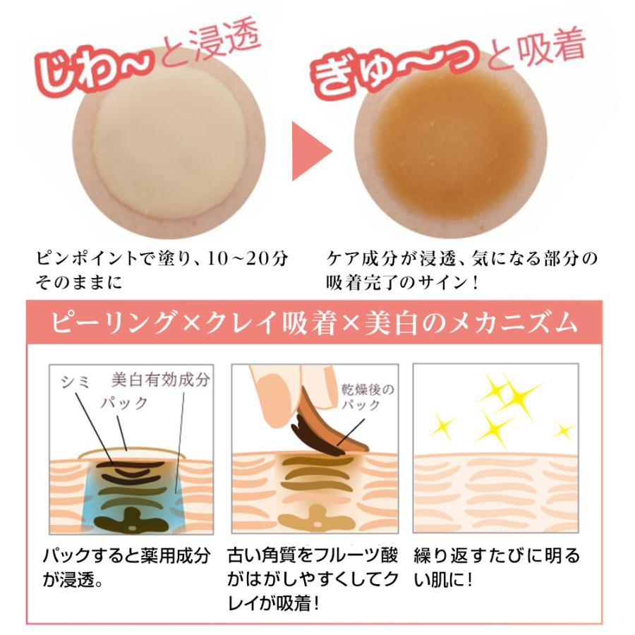 お得な3本組】顔のシミ消し クリーム ピールホワイト 30g 医薬部外品