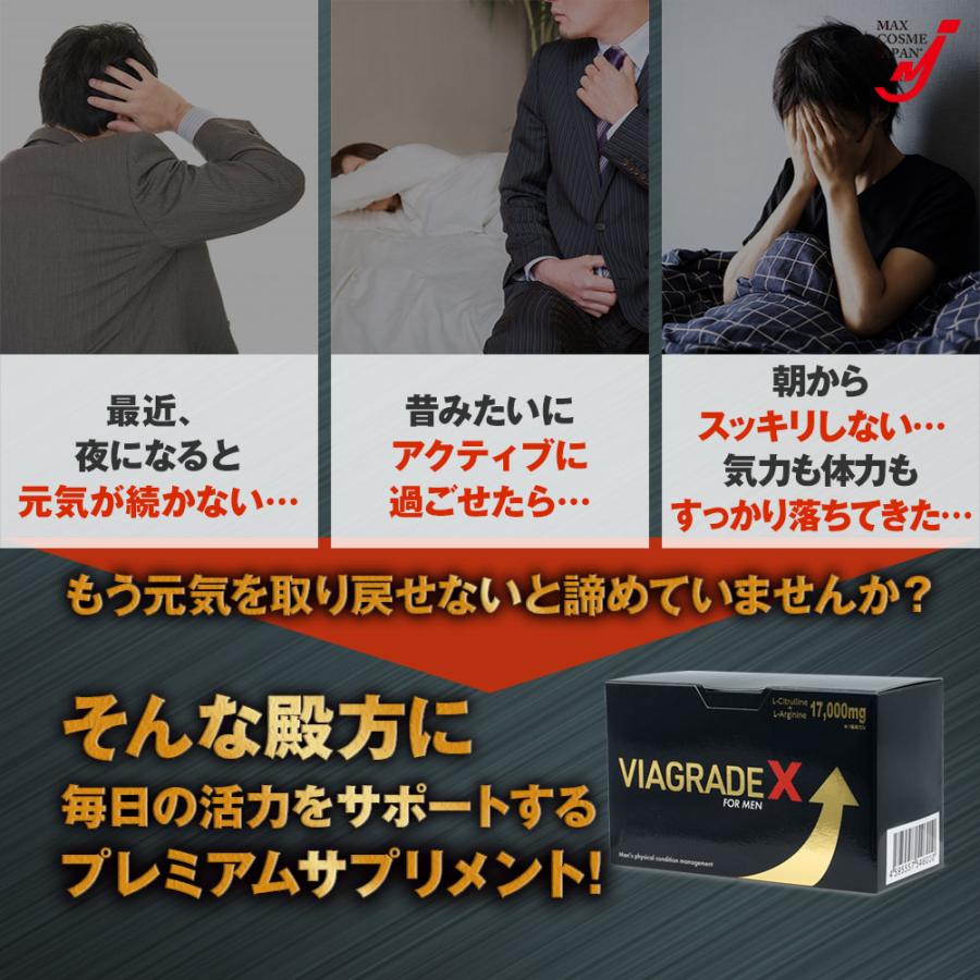 VIAGRADE X マカ トンカットアリ サプリメント 国内製造 30日分 L