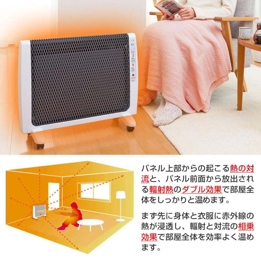 遠赤外線パネルヒーター アーバンホット RH-2201 ゼンケン 正規品 4.5