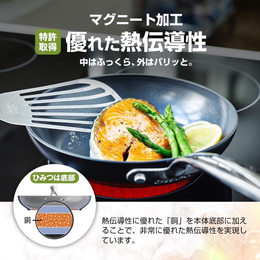 ソースパン 最新型 グリーンパン フッ素不使用 バルセロナPROシリーズ 正規品 IH ガス 対応 最高級グレードの画像