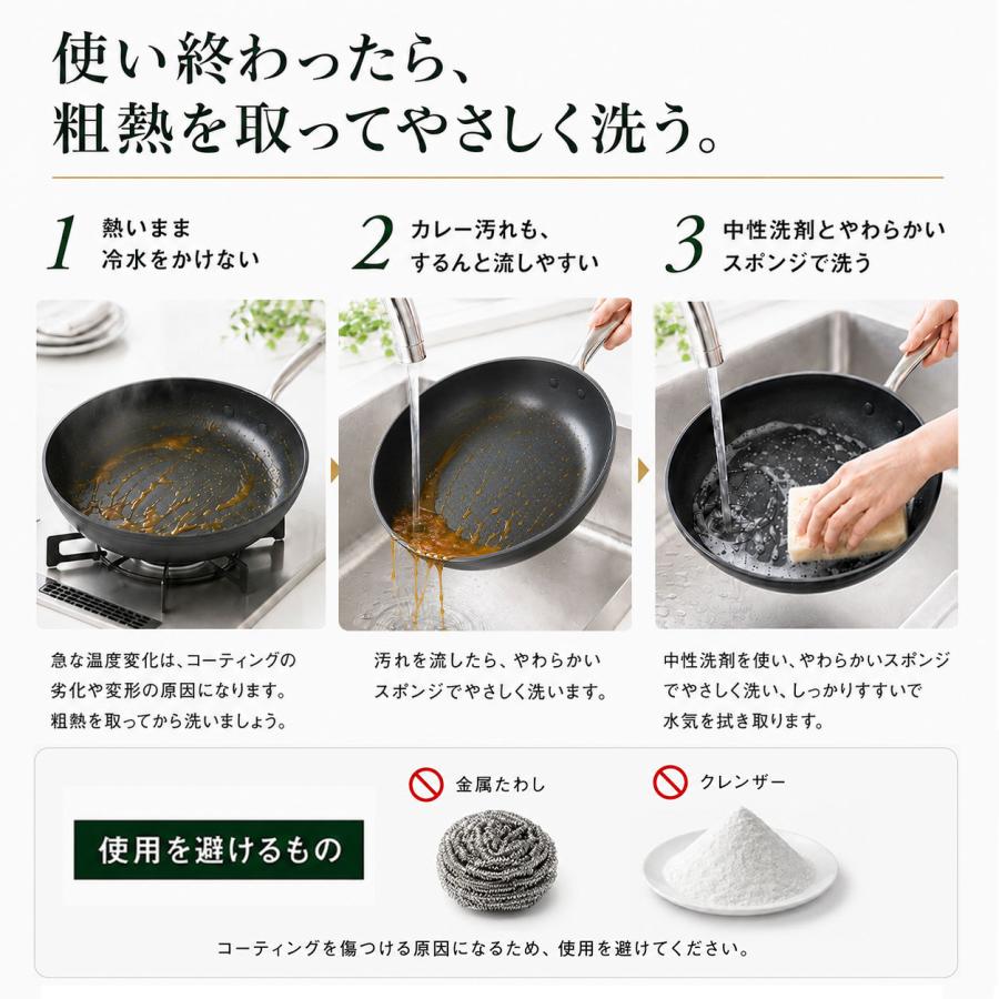 ウォックパン 28cm（専用ガラス蓋付） 最新型 グリーンパン フッ素不