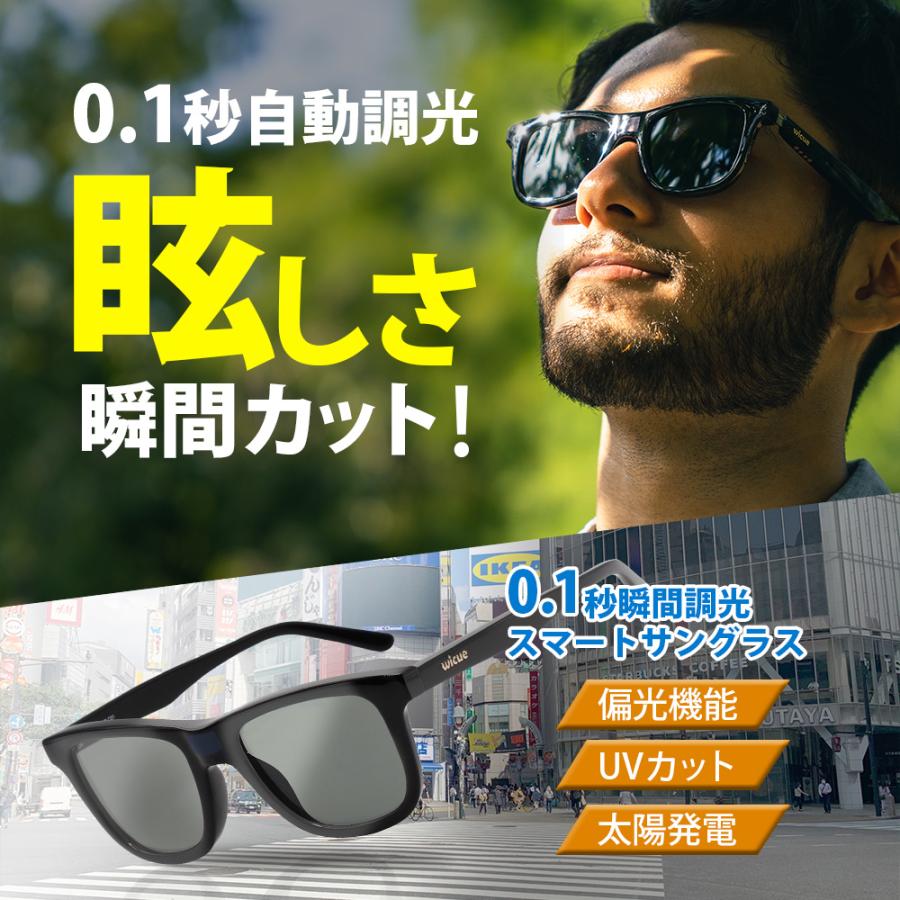 日本製 調光 偏光 スマート液晶 サングラス 運転 スポーツ