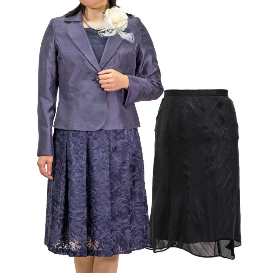 スーツ レディース フォーマル 結婚式 卒業式 入学式 母 ママ 3点