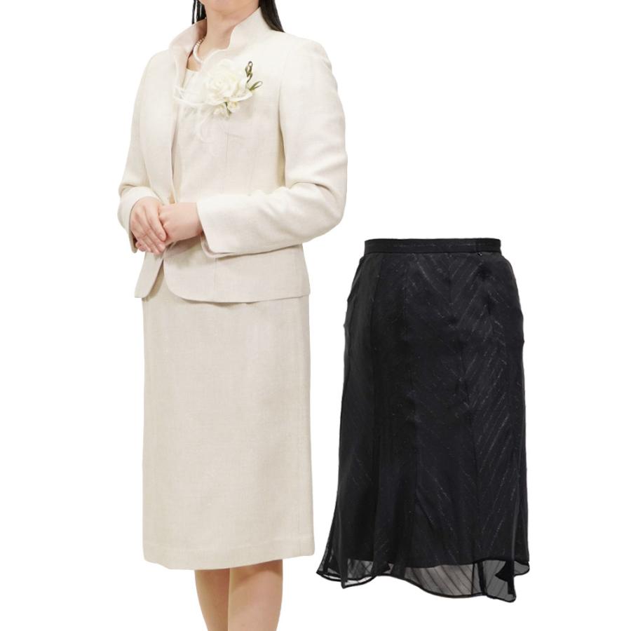 スーツ レディース フォーマル 卒業式 入学式 母 ママ 3点セット ラメ