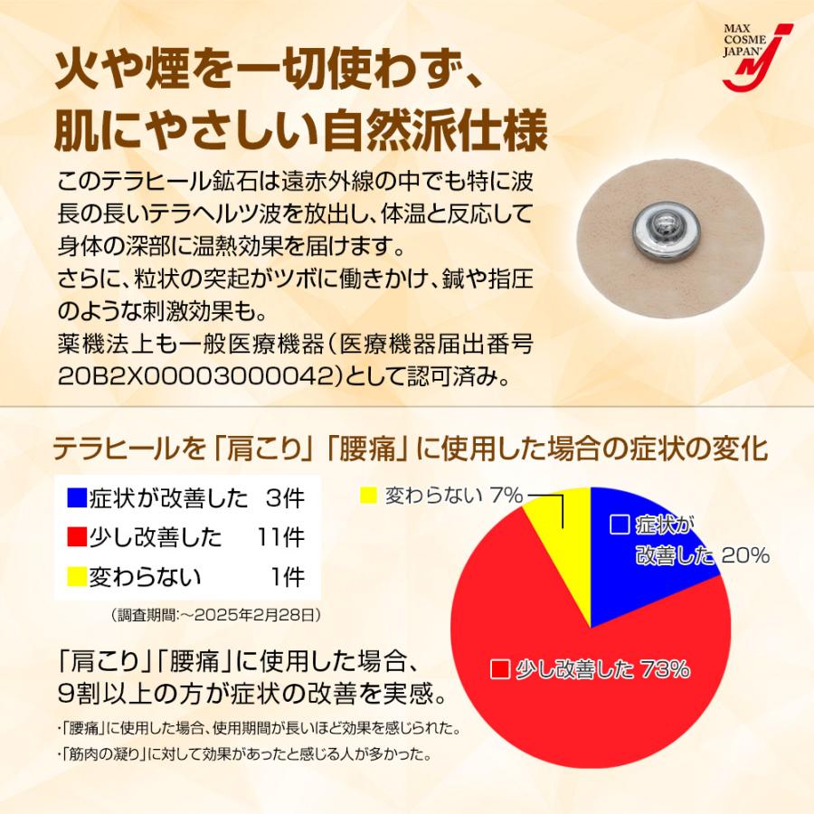 テラチップ　おまけ付き　正規品　テラヘルツ 電磁波対策 テラヒール 一般医療器 家庭用 貼付型 接触粒 テラヘルツ 遠赤外線