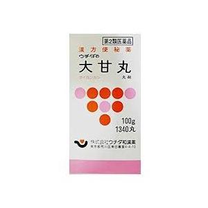 【第２類医薬品】1340丸　12個セット　あすつく対応　宅配便　送料無料　　ウチダの大甘丸　だいかんがん　100g 　1340丸