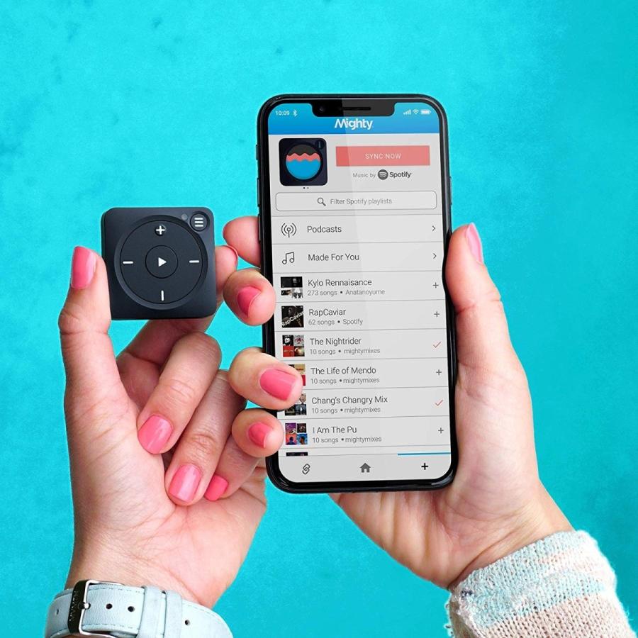 【Mighty】マイティバイブ Spotify音楽プレーヤー MD-M002-BKWH-1 Mighty