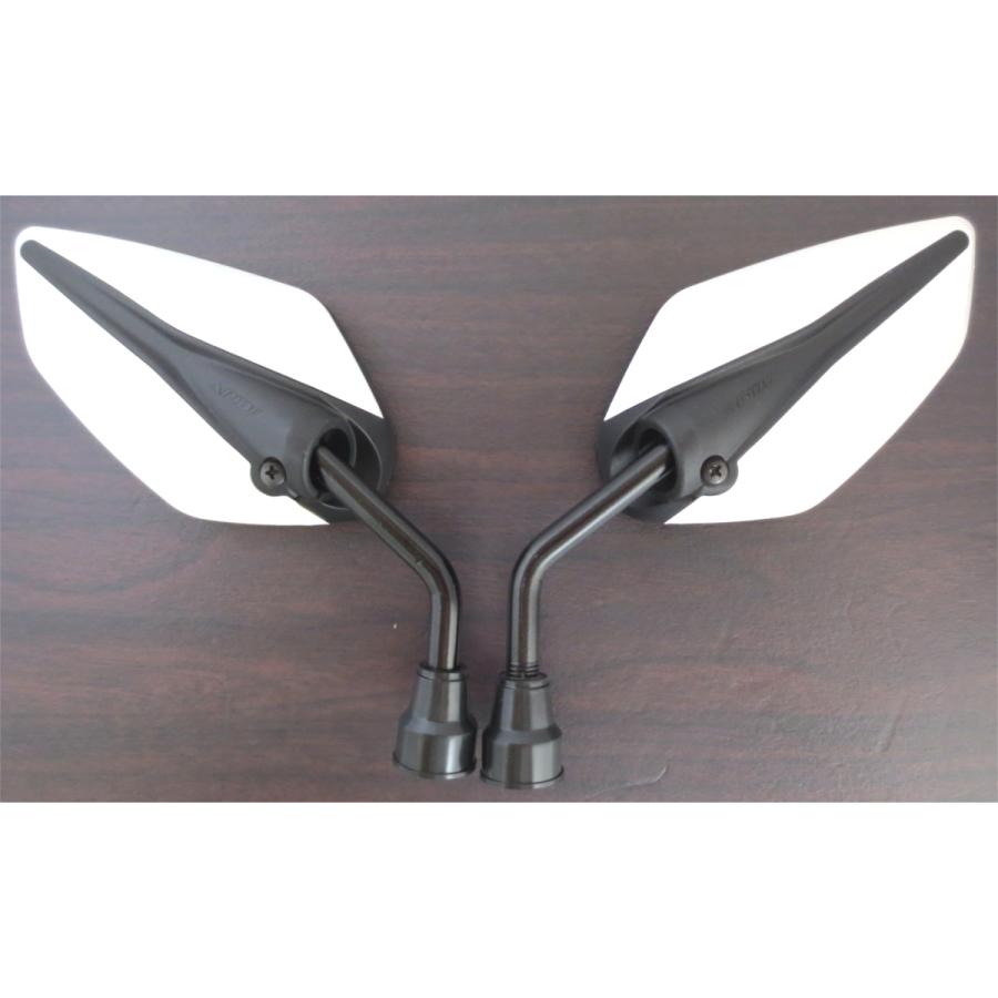 バイク ミラー カスタムショートミラー 左右セット バイクミラー