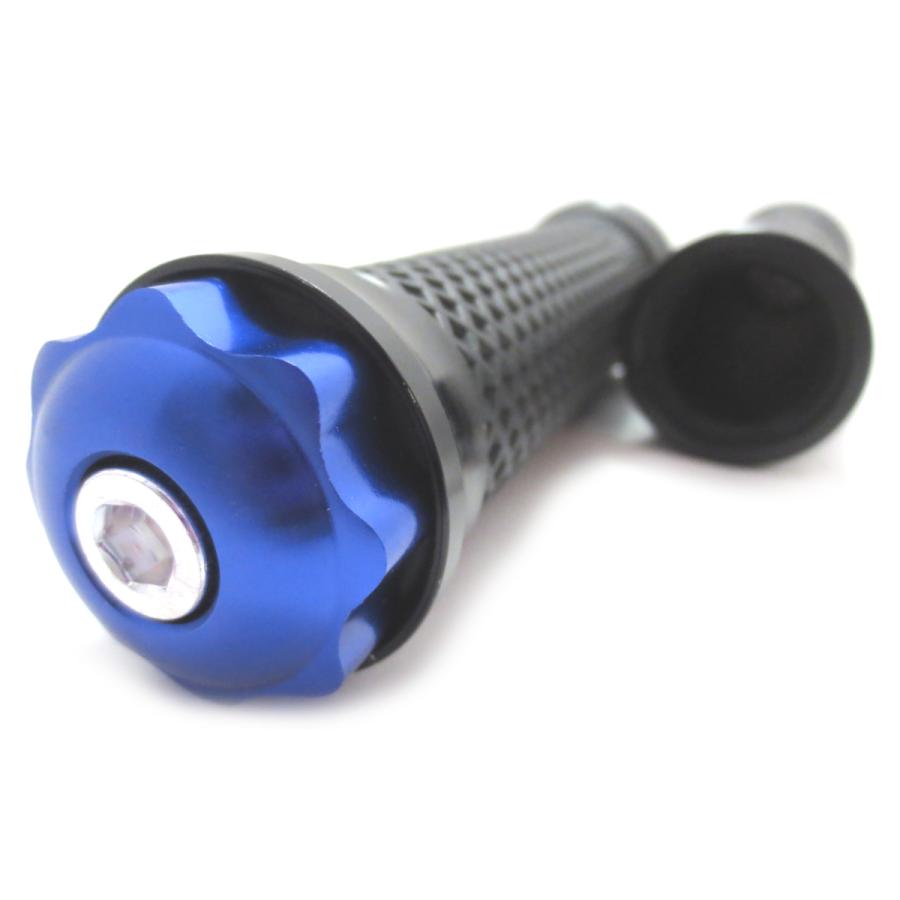 メッシュハンドルグリップ グリップ アルミ 汎用 22.2mm 7/8インチ 非