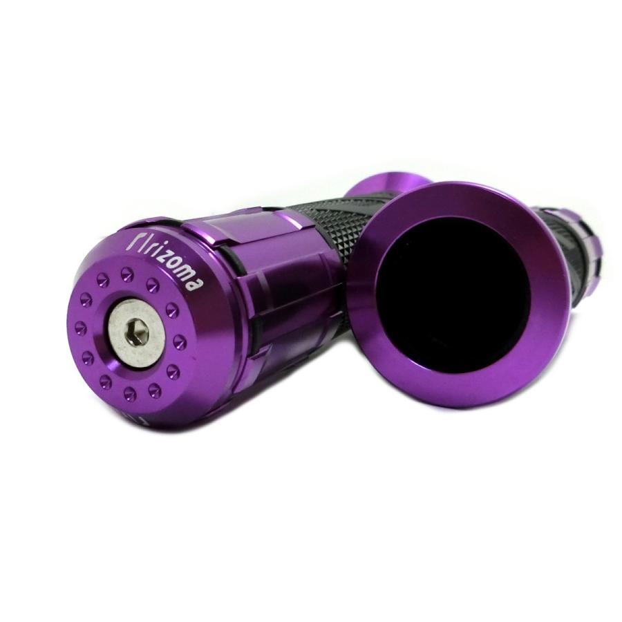 バイク ハンドル グリップ アルミ バーエンドグリップ 非貫通型 22.2mm 汎用 左右セット カスタム パーツ ホンダ カワサキ スズキ ヤマハ  バイクハンドル |  | 01
