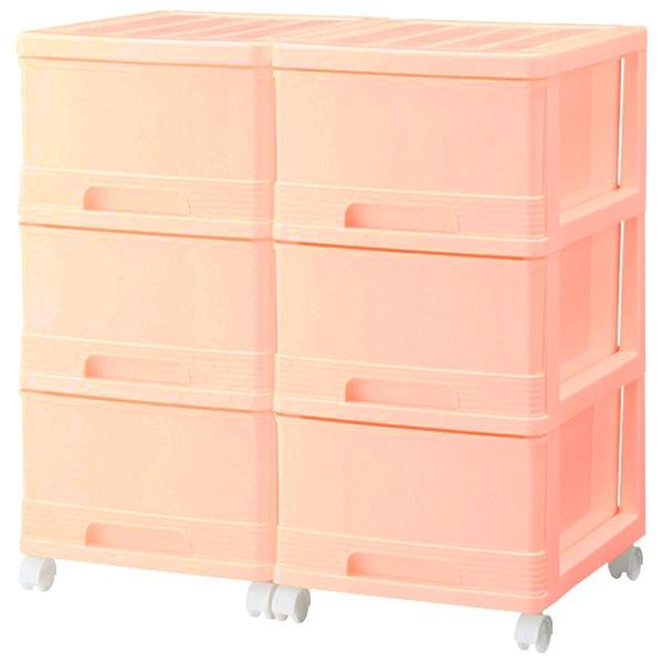 完成品 収納ケース 衣装ケース 引き出し スリム チェスト プラスチック 深型 3段 2個組 おしゃれ ストロベリーピンク キャスター付き 日本製 0616 Fg プラスチック収納用品専門店mj 通販 Yahoo ショッピング