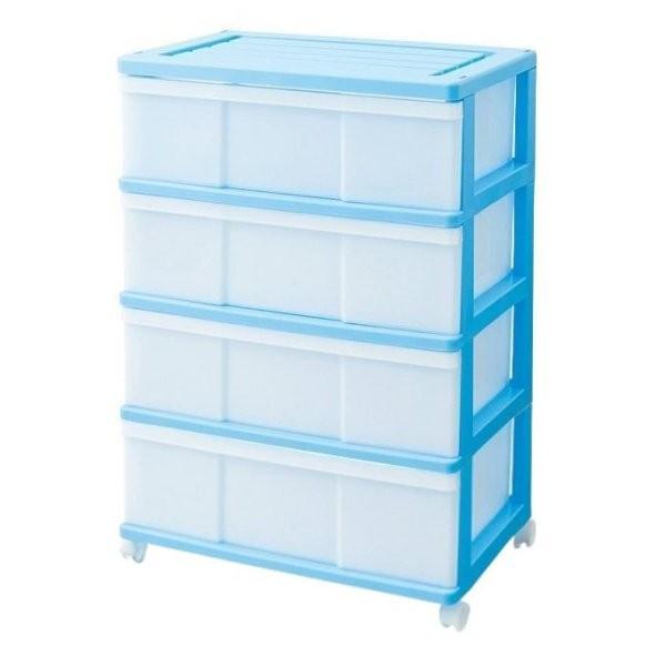 衣装ケースキャスター4個入り スーツケース型クローズケース4個組 衣装ケース 4個セット キャスター