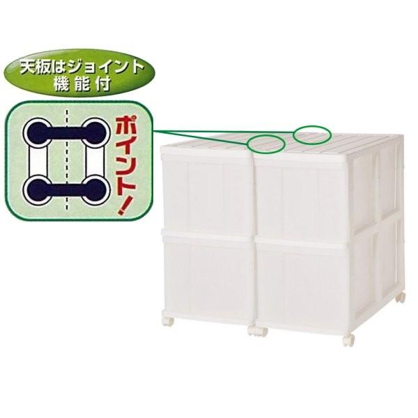 押入れ収納 衣装ケース 収納ケース 引き出し プラスチック 透明 深型 2