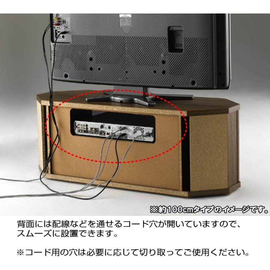 テレビ台 コーナー テレビラック 木製 32型 対応 キャスター付 ハイ