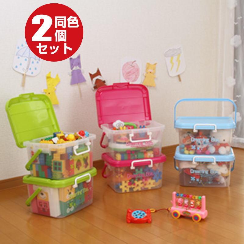 カラーボックス 収納ボックス フタ付き 取っ手付き プラスチック